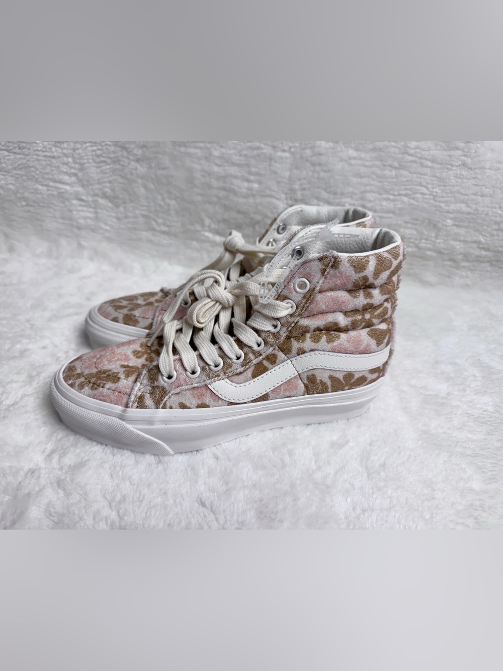 Vans Sneaker Sk8-Hi Reissue 38 GROOVY FLORAL PEACH women’s Size 5.5 NEW